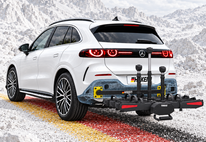 Combo Tirón Alemán Haken + Rack THULE EPOS