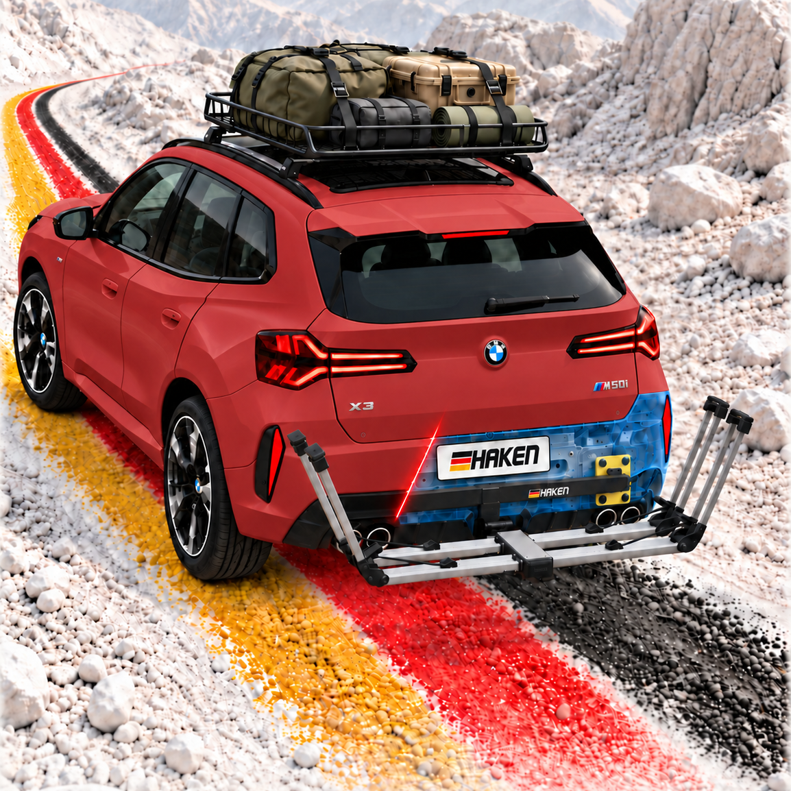 Combo Tirón Alemán Haken + Rack THULE HELIUM PLATFORM