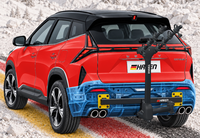 Combo Tirón Alemán Haken + Rack THULE XT4 SWING